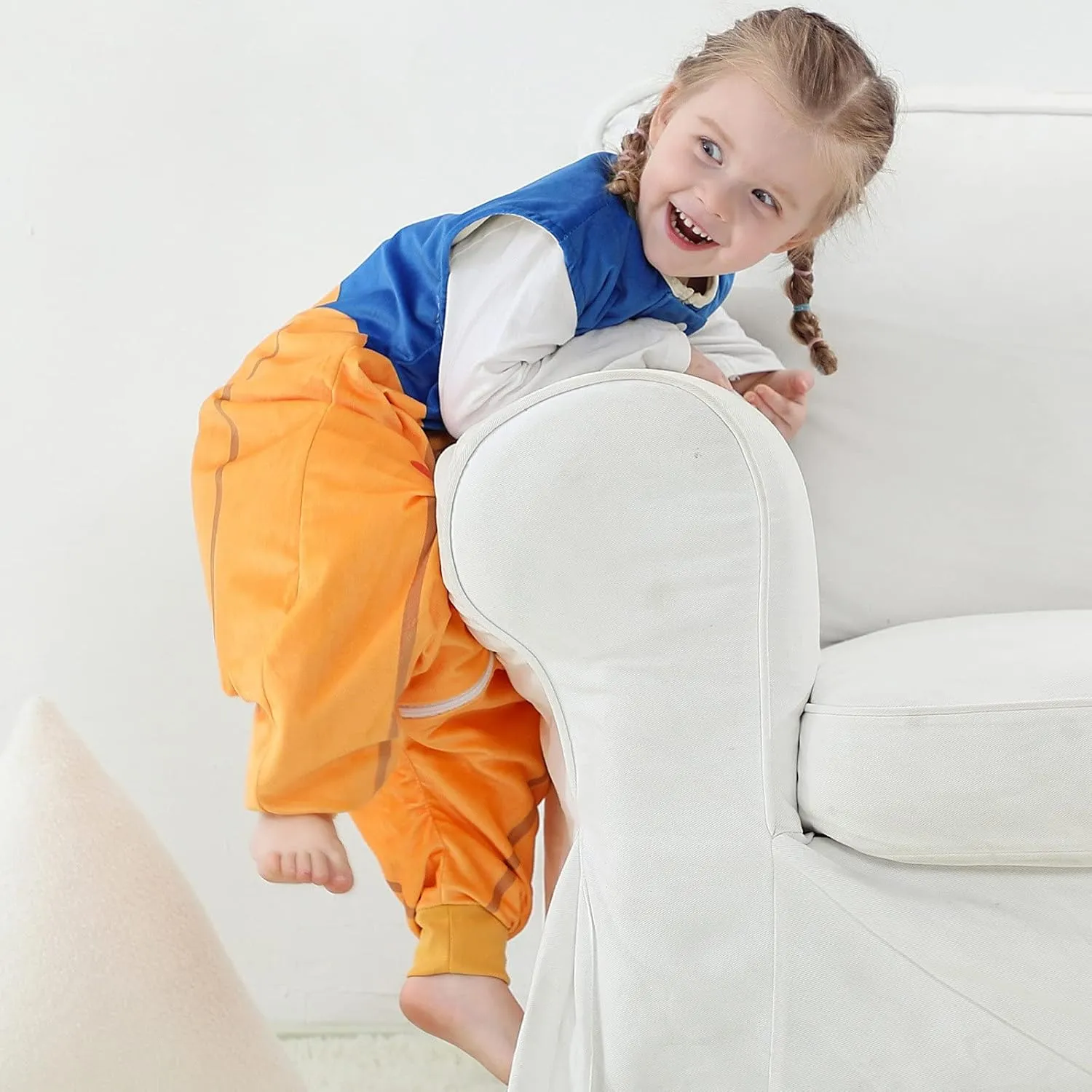 Wearable Boys Sleep Fleece Bag Toddler Baby Girls Kids Cartoon Jumpsuit Blanket Girls Two Piece Outfits Jumpsuit Romper