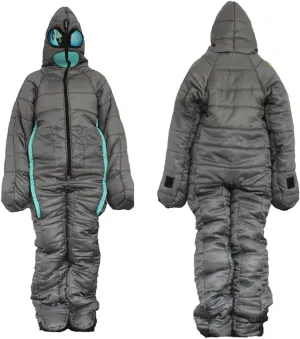 Wearable Sleeping Bag 3 Season Alien-Shaped Sleeping Bag Camping Adults Full Body Sleep Pouch for Camping,Traveling, Hammocks, Hiking, Backpacking, Lounging