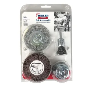 Weiler 36455 Die Grinder/Drill Accessory Kit, 4 Piece