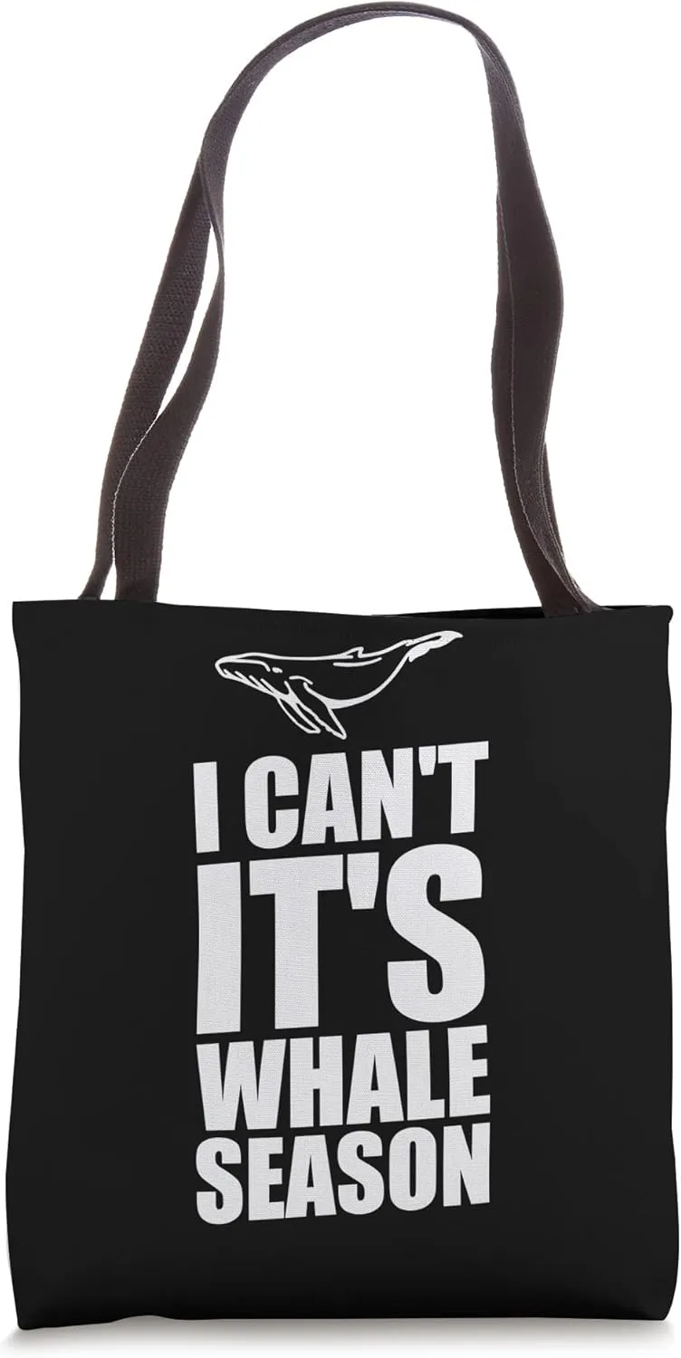 Whale Watching Season Tote Bag