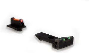Williams Fiber Optic Green Adjustable Rear & Fixed Front Sight Set (70958), Multicolor, Fits Ruger GP-100 and Other Ruger Revolvers