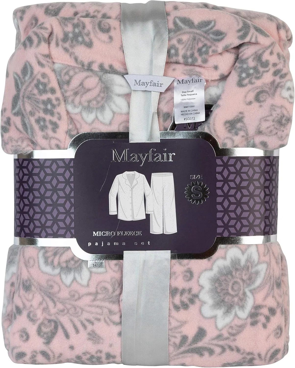 Women's 2-Piece Ultra-Soft Micro Fleece Pajama Set - For Sleeping or Lounging