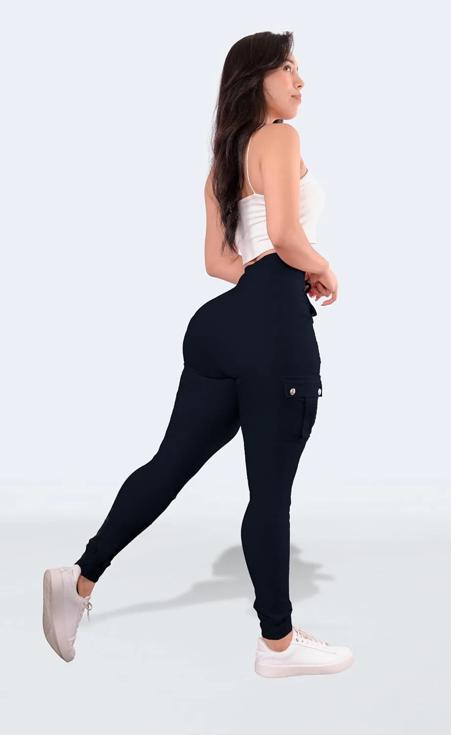 Women's Cargo Pants Hiking Joggers Summer Lightweight Quick Dry Athletic Outdoor Sports Sweatpants Travel Casual Button