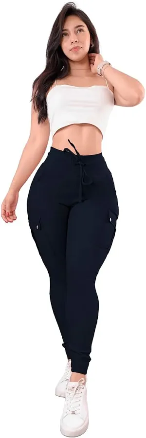 Women's Cargo Pants Hiking Joggers Summer Lightweight Quick Dry Athletic Outdoor Sports Sweatpants Travel Casual Button