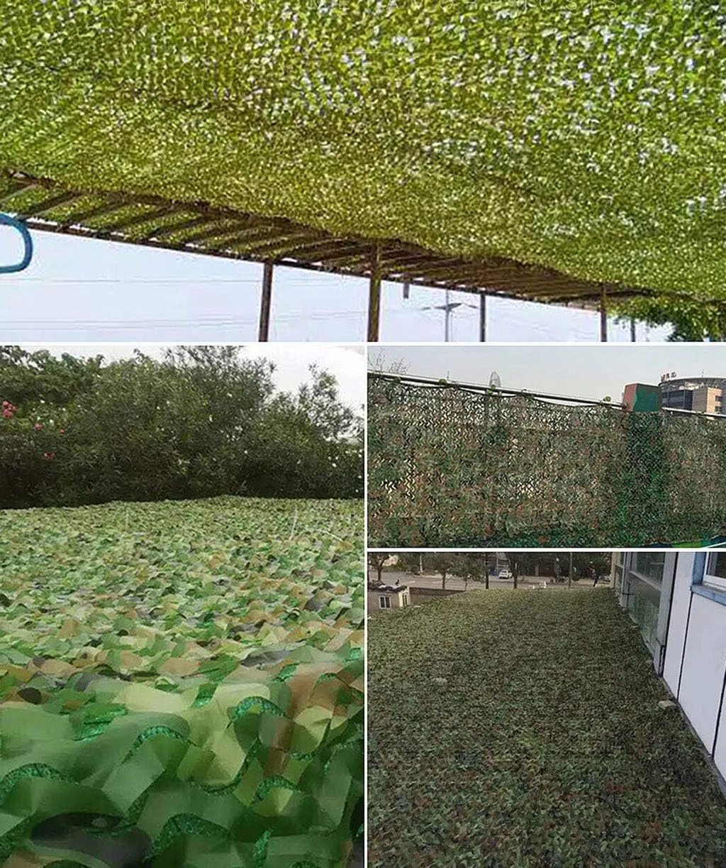 Woodland Camo Net UV Resistant Shade Military Lightweight Durable Camouflage Net for Sunshade Decoration Hunting Blind Shooting Camping Photography