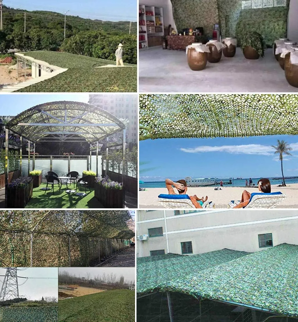 Woodland Camo Netting Army Mesh Nets Greenhouse Plant Shade Hunting Blind Shooting Camping Photography Jungle Camouflage Net