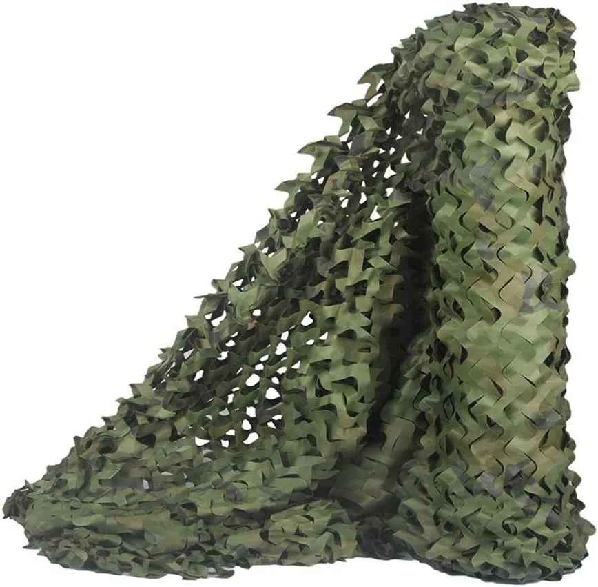Woodland Camo Netting Lightweight Durable UV Resistant Sunscreen Nets for Camping Military Hunting Shooting Blind Watching Hide Party Decorations
