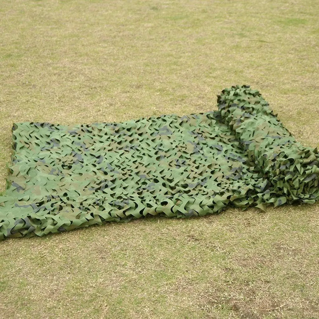 Woodland Camo Netting Lightweight Durable UV Resistant Sunscreen Nets for Camping Military Hunting Shooting Blind Watching Hide Party Decorations