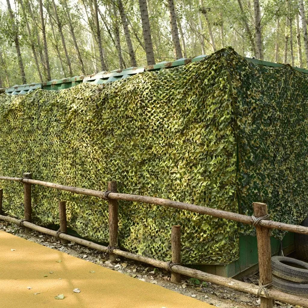 Woodland Camouflage Net Military Desert Camo Netting Camping Hunting Blind Shooting Camping Photography Jungle Sunscreen Netting UV Resistant Shade Army Mesh Nets