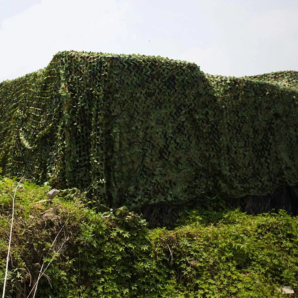 Woodland Camouflage Net Military Desert Camo Netting Camping Hunting Blind Shooting Camping Photography Jungle Sunscreen Netting UV Resistant Shade Army Mesh Nets