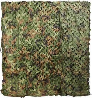 Woodland Camouflage Net Oxford Polyester UV Resistant Shade Camo Netting Hunting Camping Shooting Blind Hide Army Sunshade Decoration