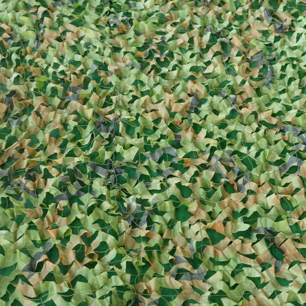 Woodland Camouflage Net Oxford Polyester UV Resistant Shade Camo Netting Hunting Camping Shooting Blind Hide Army Sunshade Decoration