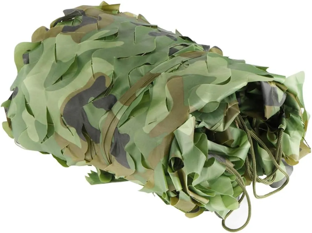Woodland Camouflage Netting,Military UV Resistant Shade Camo Net Blinds for Camping Shooting Hunting Theme Party Decoration Outdoor Jungle Sunscreen Nets