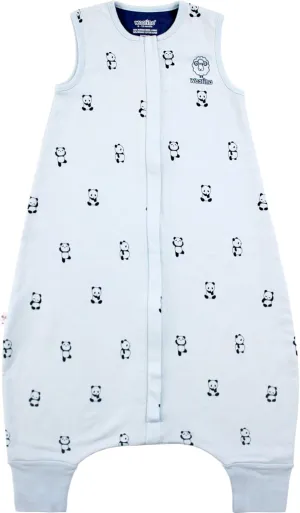 Woolino 4 Season Baby Sleep Bag with feet, Merino Wool and Organic Cotton Walker Sleep Bag or Sack, Toddler Sleeping Bag, 18-36m, Panda