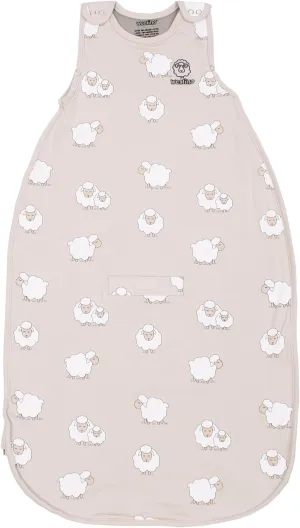 Woolino Toddler Sleeping Bag, 4 Season, Merino Wool and Organic Cotton Baby Wearable Blanket, 2-4 Years