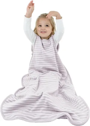 Woolino Toddler Sleeping Bag, 4 Season, Merino Wool and Organic Cotton Baby Wearable Blanket, 2-4 Years