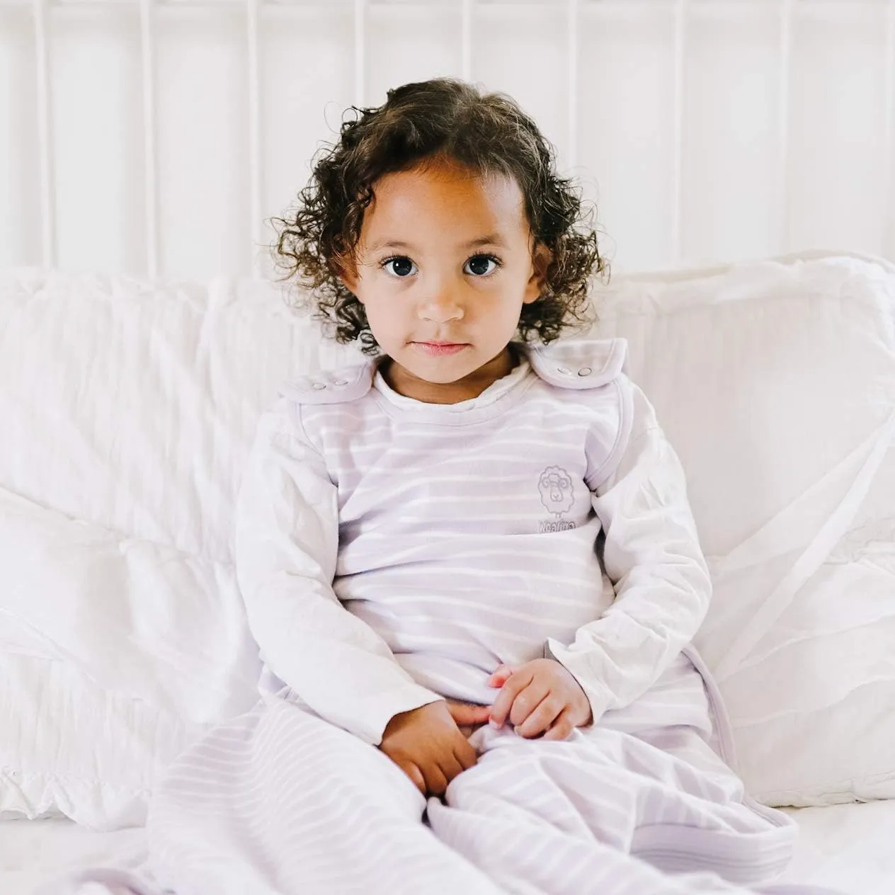 Woolino Toddler Sleeping Bag, 4 Season, Merino Wool and Organic Cotton Baby Wearable Blanket, 2-4 Years