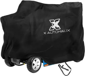 X AUTOHAUX 3 or 4 Wheel Mobility Scooter Cover Waterproof Sun Rain Wind Protection for Motorcycle Scooter 72x30x62 inch