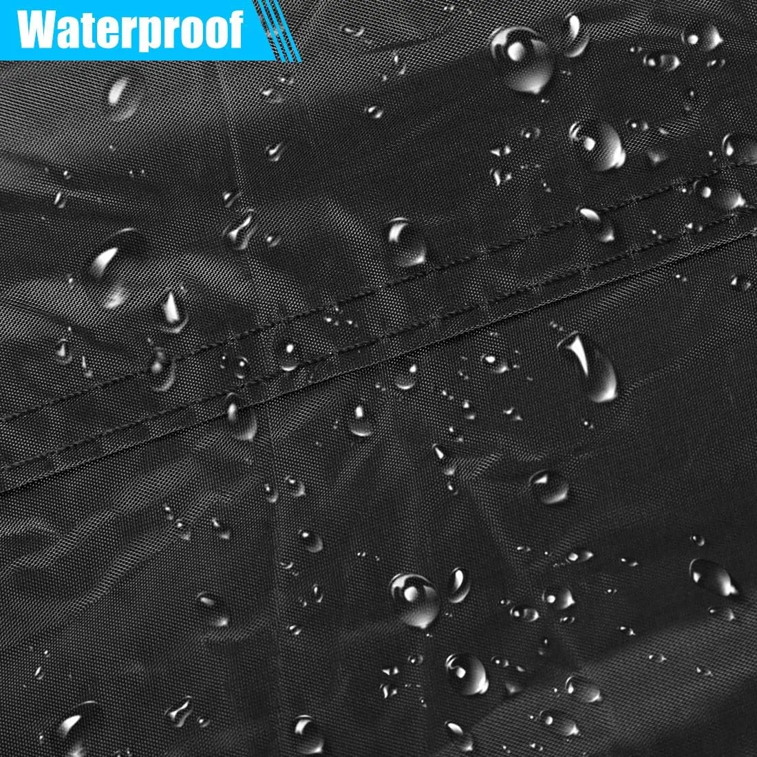 X AUTOHAUX 3 or 4 Wheel Mobility Scooter Cover Waterproof Sun Rain Wind Protection for Motorcycle Scooter 72x30x62 inch