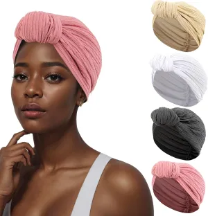 XEPST Turbans for Women African Head Wraps for Black Women Knot Pre Tied Head Scarf for Women Turbans and Head Wraps