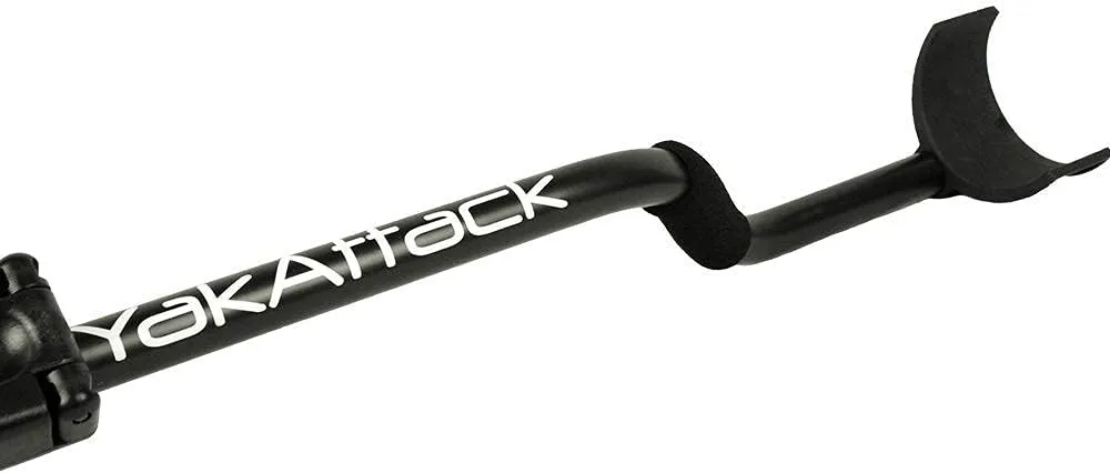 YakAttack Leverage Landing Net - Size & Style Options | Folding Kayak Fishing Net with Forearm Grip | Full Rubber Netting | Collapsible & Track Mount Compatible | Compact Design - Stability & Control