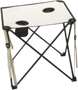 Yiju Compact Camping Table with Cup Holders for Outdoor Use