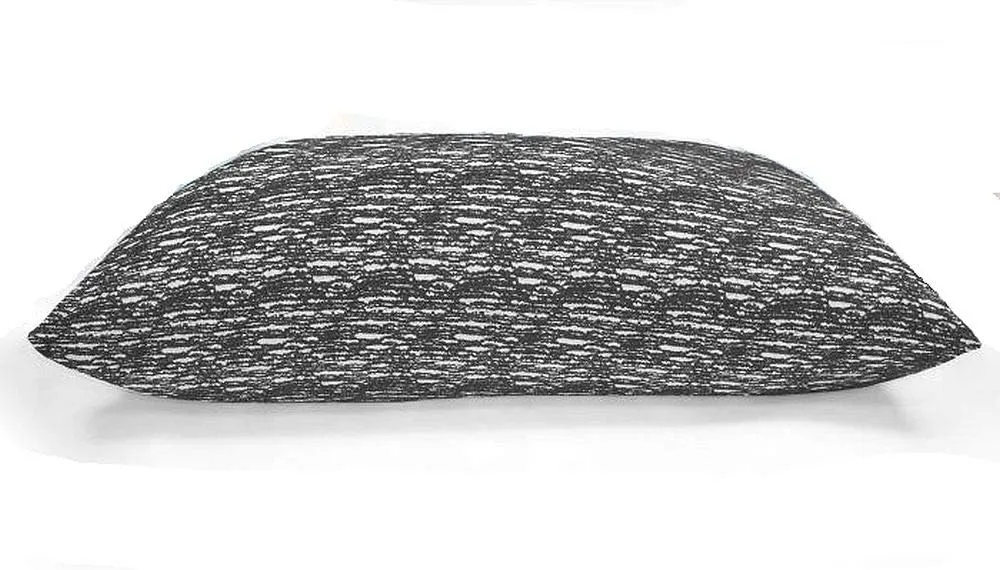 Yogibo Luxe Short Bean Bag Lounger Chair for Adults, Kids and Teens with Filling, Soft, Plush, Comfy, Sensory Lounge Beanbag Loveseat, Washable Cover, Gray
