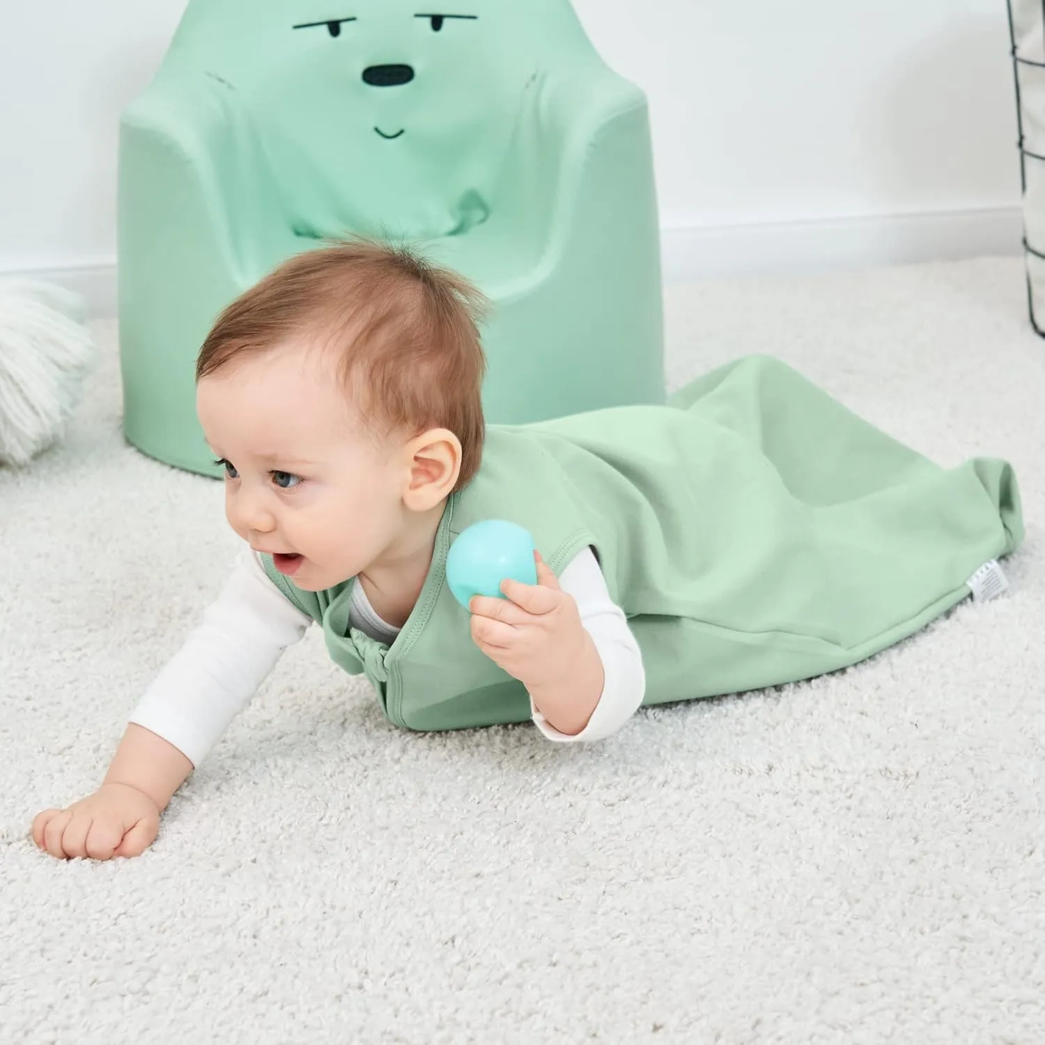Yoofoss Baby Sleep Sack 0-6 Months Wearable Blanket for Babies 100% Cotton 2-Way Zipper TOG 0.5 Toddler Sleeping Sack 3 Pack, Sleep Sacks