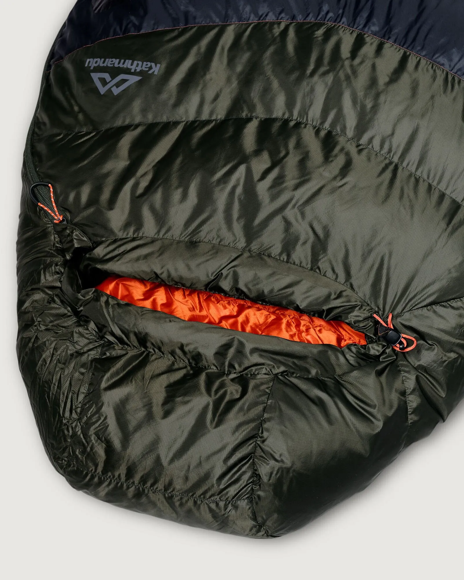 Zenter -3°C Down Sleeping Bag - Regular - Black Stingray/Dark Moss