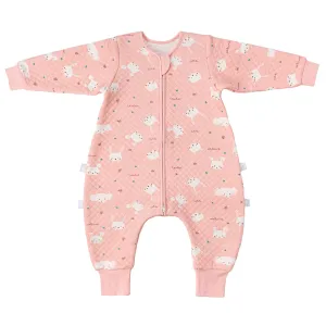 ZIGJOY Toddler Sleep Sack with Feet 1.5 Tog Sleeping Bag with Legs Wearable Blanket Toddler Cotton Footed Sleep Sack for Early Walkers, Rabbit, 12 Months-2T, Small